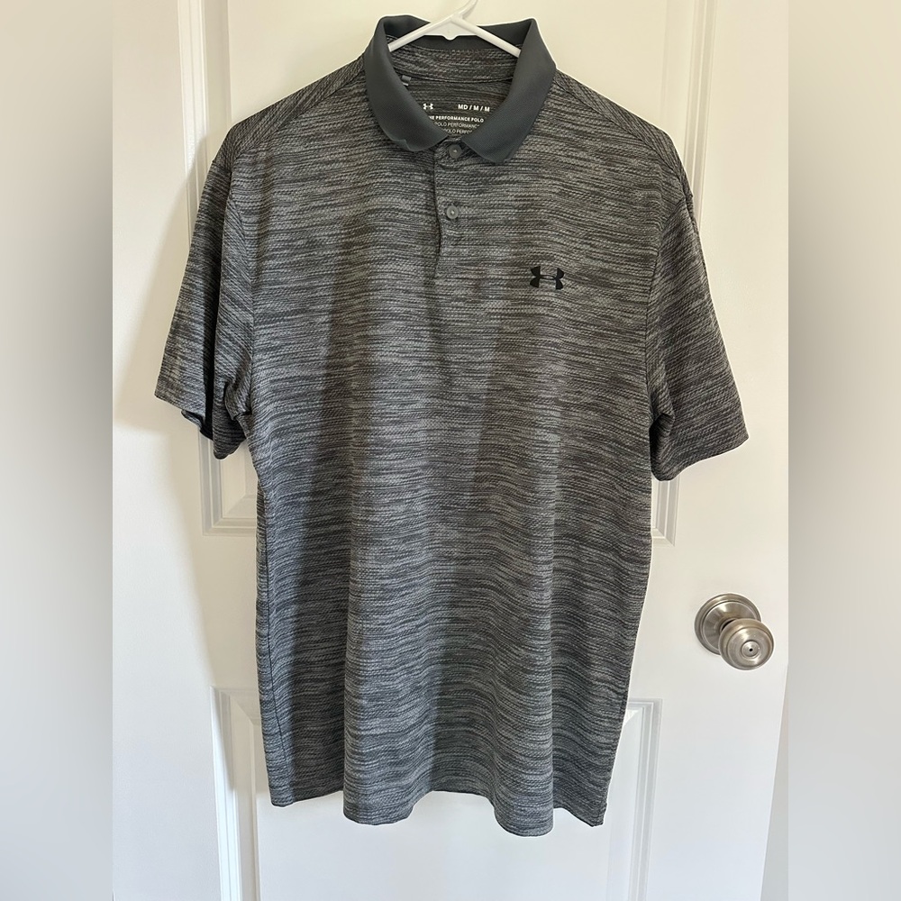 Under Armour Men's Charcoal Polo Shirt